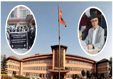आइतबार पनि वकिलहरूले प्रधानन्यायाधीश जबरालाई सर्वोच्च प्रवेशमा रोक लगाउने